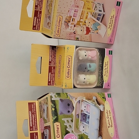 Calico Critters Persian Cat Family Bundle Set - Picture 4 of 10
